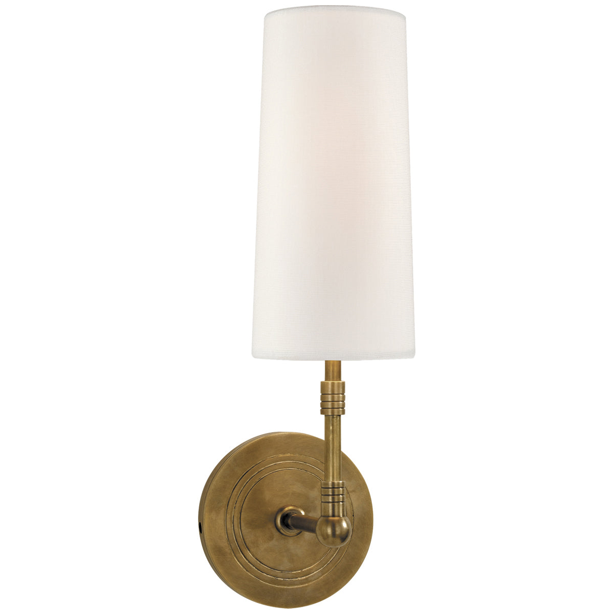 Visual Comfort Ziyi Sconce with Linen Shade