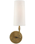 Visual Comfort Ziyi Sconce with Linen Shade