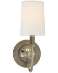 Visual Comfort Elkins Sconce with Linen Shade