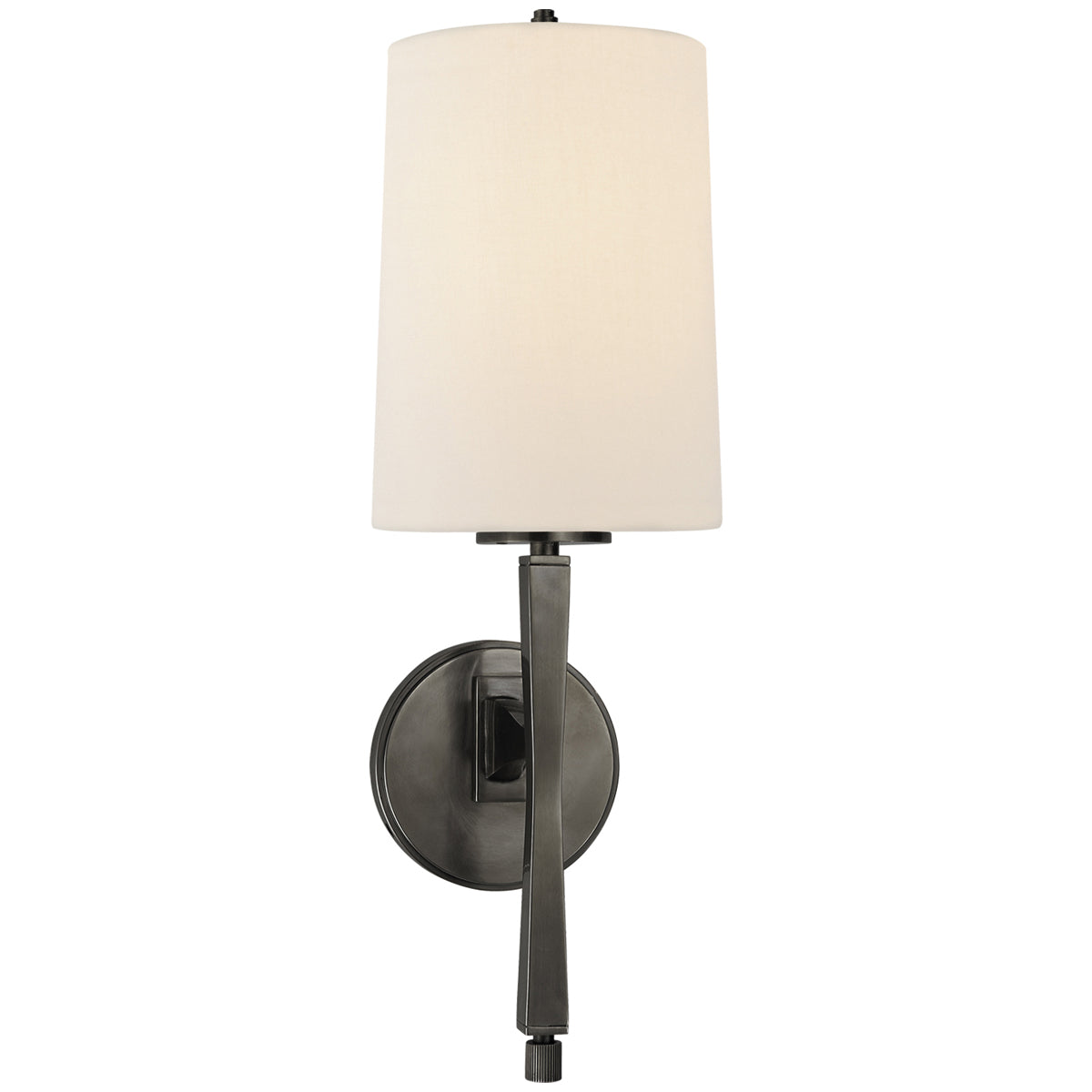 Visual Comfort Edie Sconce with Linen Shade