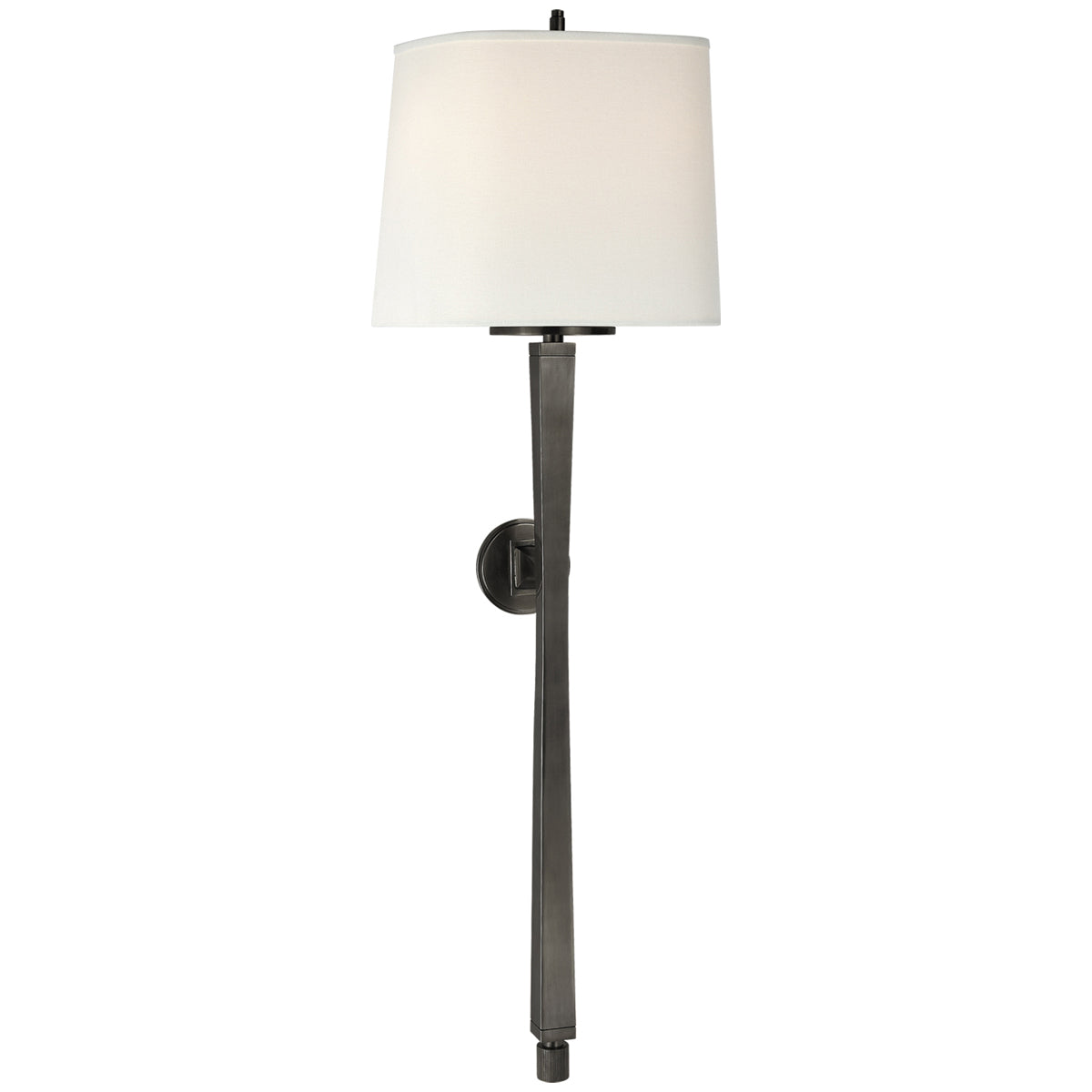 Visual Comfort Edie Baluster Sconce with Linen Shade