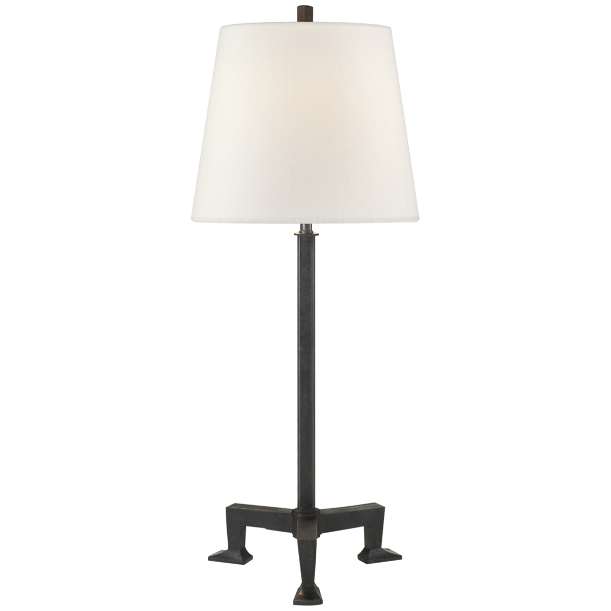 Visual Comfort Parish Buffet Lamp with Linen Shade