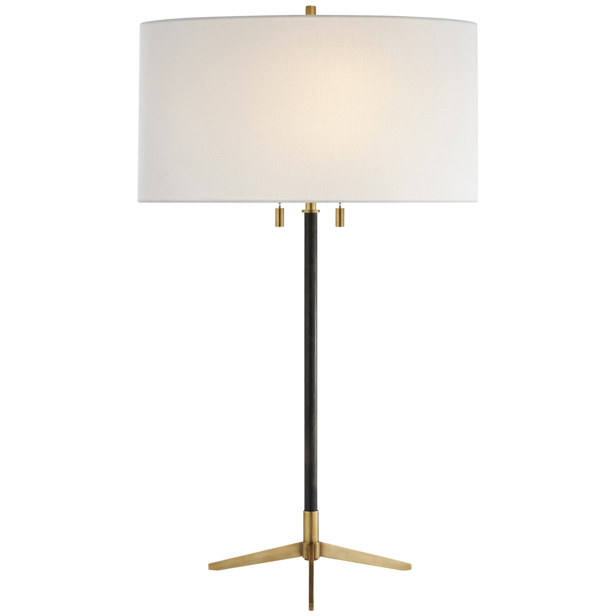 Visual Comfort Caron Table Lamp with Linen Shade