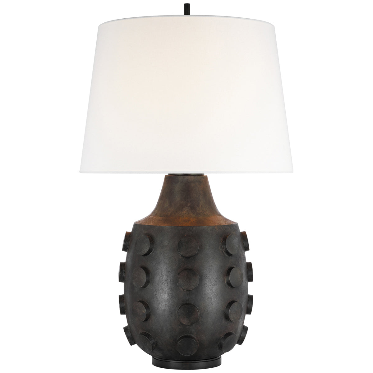 Visual Comfort Orly Large Table Lamp with Linen Shade