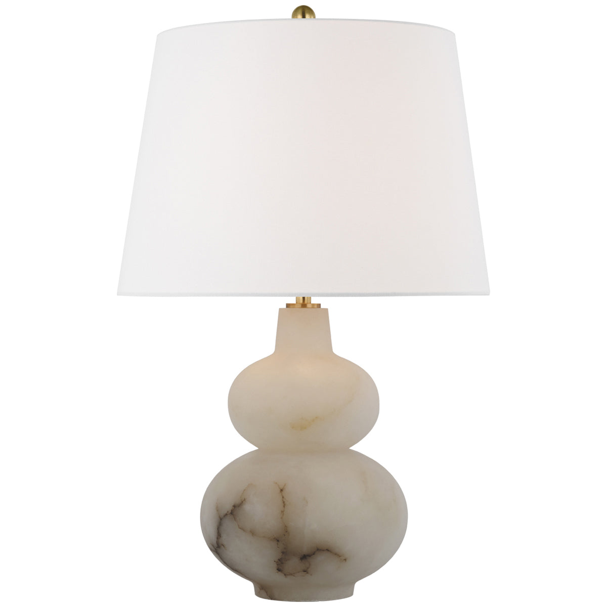 Visual Comfort Ciccio Large Table Lamp in Alabaster