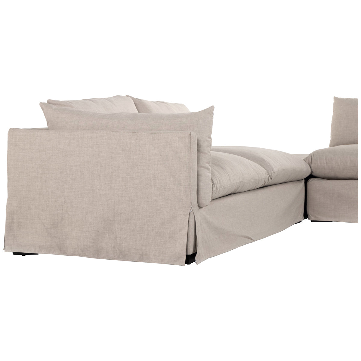 Four Hands Atelier Habitat 2-Piece Sectional with Corner Table
