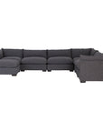 Four Hands Atelier Westwood 6-Piece Sectional with Ottoman