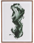Four Hands Art Studio Green Stroke by Gold Rush Art Co.