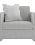 Caracole Upholstery Welt Played Chair in Smokey Taupe