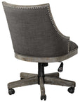Uttermost Aidrian Charcoal Desk Chair