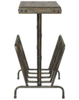 Uttermost Sonora Industrial Magazine Accent Table