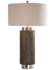 Uttermost Cheraw Wood Cylinder Lamp