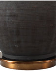Uttermost Arnav Textured Black Lamp
