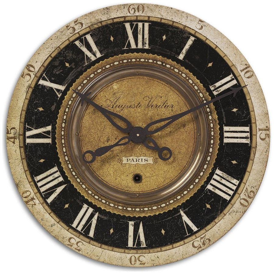 Uttermost Auguste Verdier 27-Inch Wall Clock