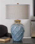 Uttermost Parterre Pale Blue Table Lamp