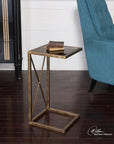 Uttermost Zafina Gold Accent Table