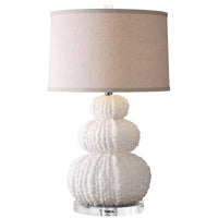 Uttermost Fontanne Shell Ivory Table Lamp
