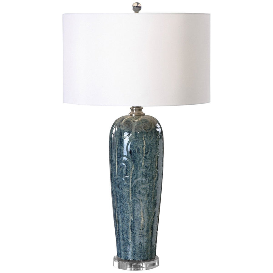 Uttermost Maira Blue Ceramic Table Lamp