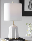 Uttermost Eloise White Marble Table Lamp