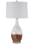 Uttermost Durango Rust White Table Lamp