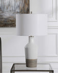 Uttermost Dakota White Crackle Table Lamp
