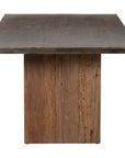 Four Hands Wesson Cross Dining Table - Dark Spalted Primavera