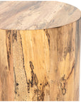 Four Hands Wesson Hudson Round End Table - Spalted Primavera