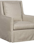 Vanguard Furniture Norton Waterfall Skirt Swivel Chair