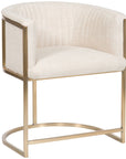 Vanguard Furniture Skye Channel Back Metal Frame Chair