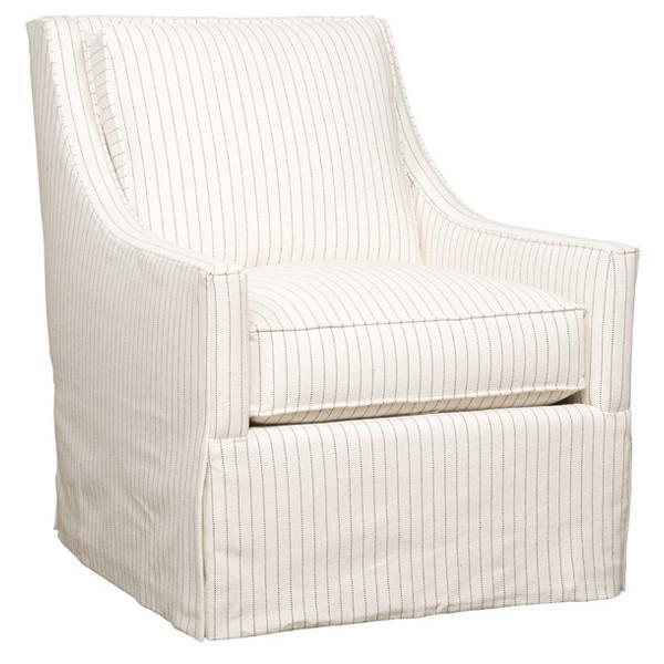 Vanguard Furniture Redondo Ivory Fairmount Swivel Chair