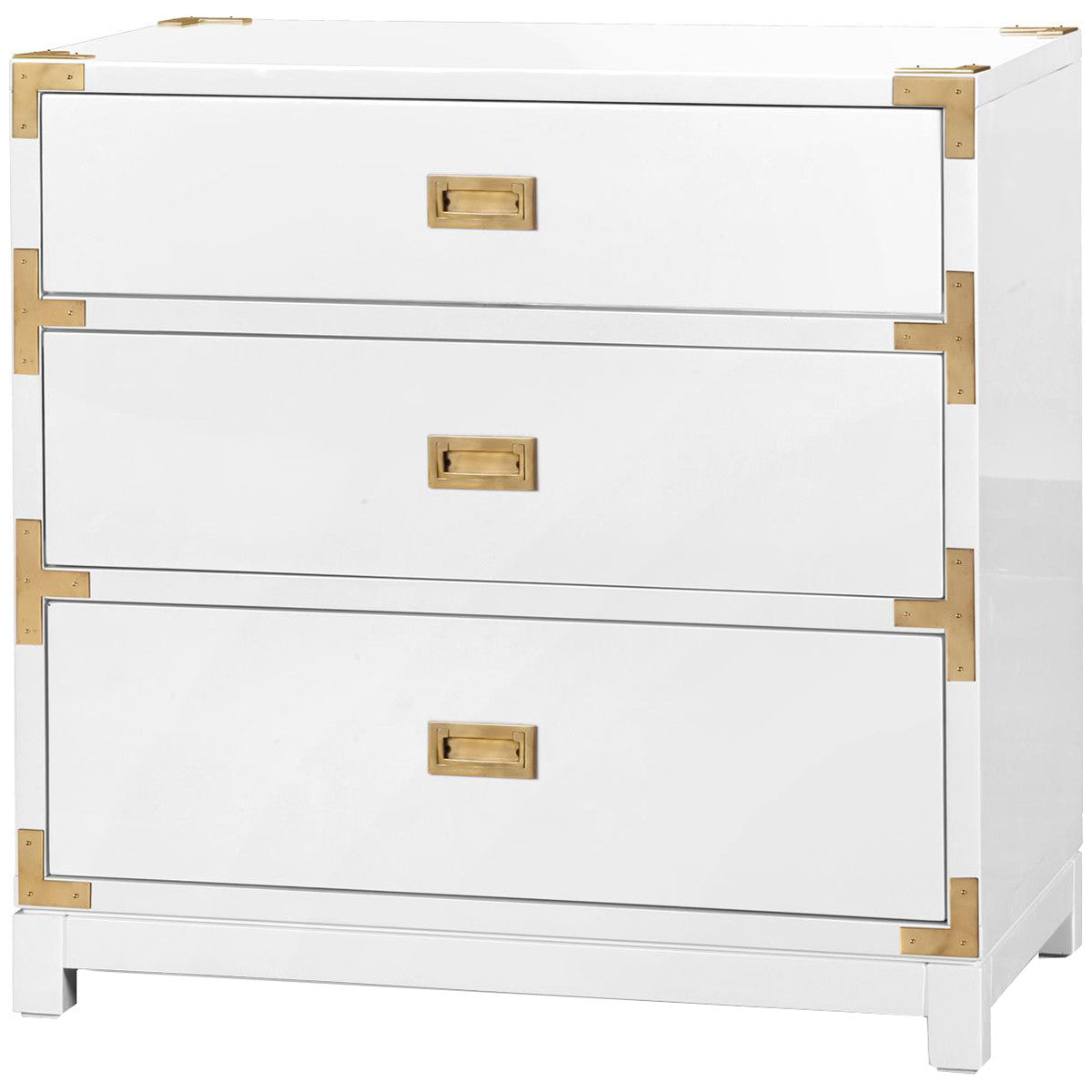 Villa &amp; House Victoria 3 Drawer Side Table