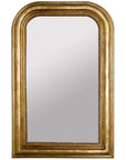 Worlds Away Handcarved Curved Top Rectangular Mirror WAVERLY G