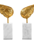 Villa & House Wings Gold Statue