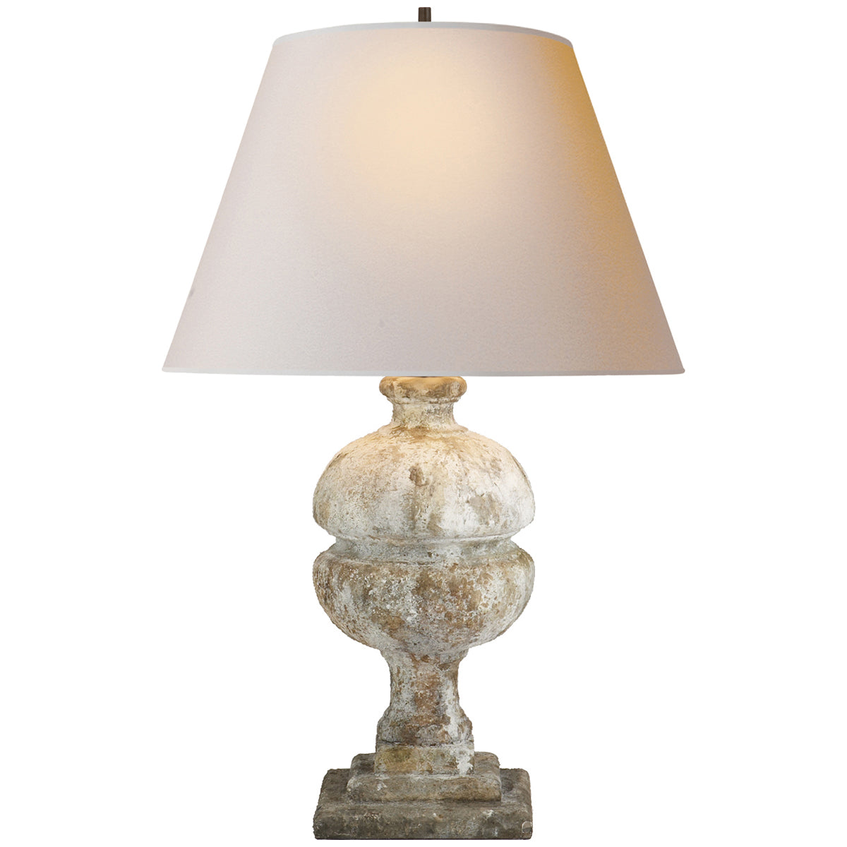 Visual Comfort Desmond Table Lamp in Garden Stone
