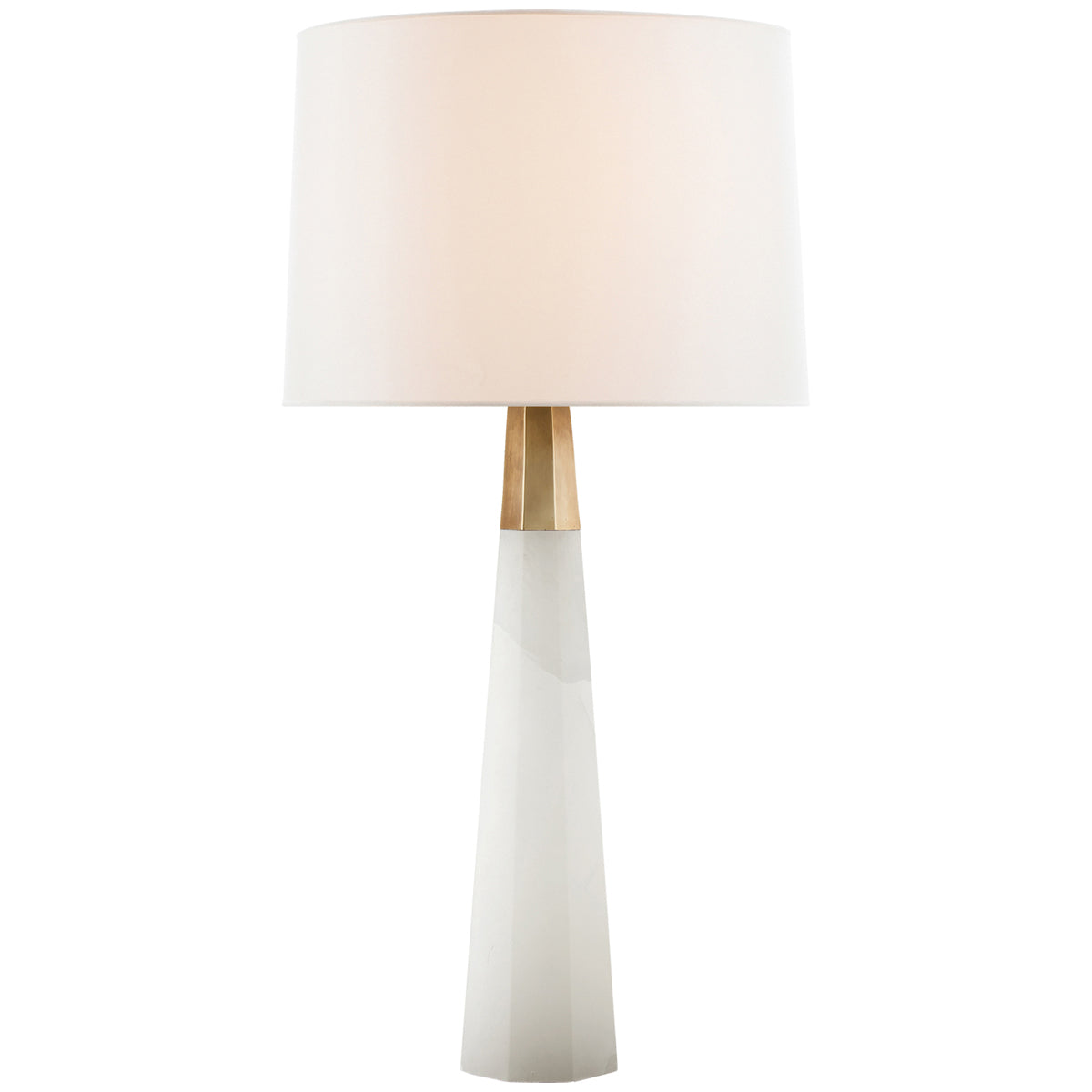 Visual Comfort Olsen Table Lamp in Alabaster