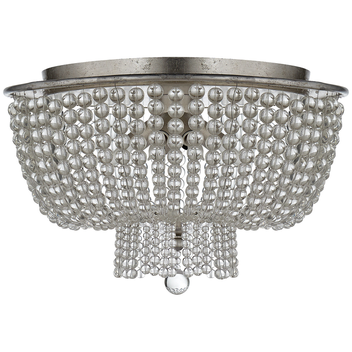 Visual Comfort Jacqueline Flush Mount with Clear Glass