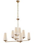 Visual Comfort Fontaine Large Offset Chandelier