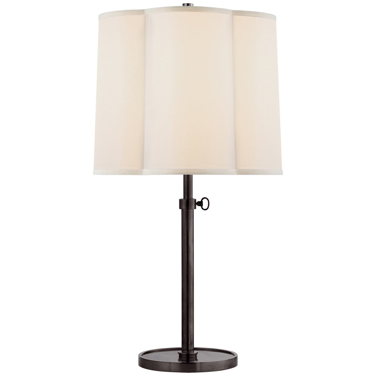 Visual Comfort Simple Adjustable Scallop Table Lamp