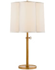 Visual Comfort Simple Adjustable Scallop Table Lamp