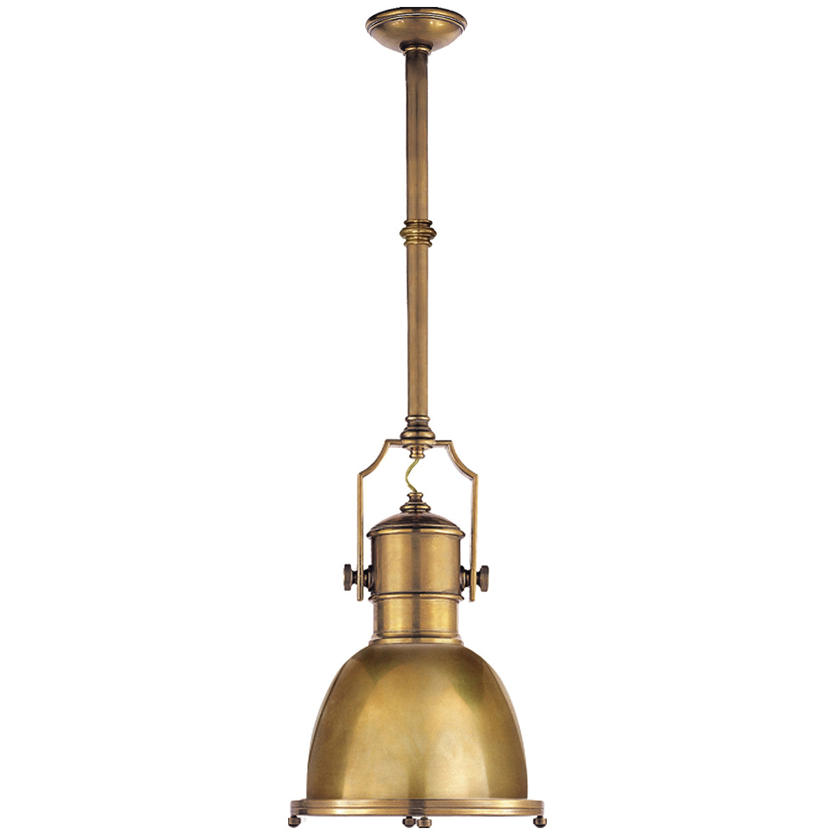 Visual Comfort Country Industrial Small Pendant