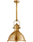 Visual Comfort Country Industrial Large Pendant