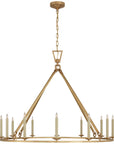 Visual Comfort Darlana Extra Large Single Ring Chandelier
