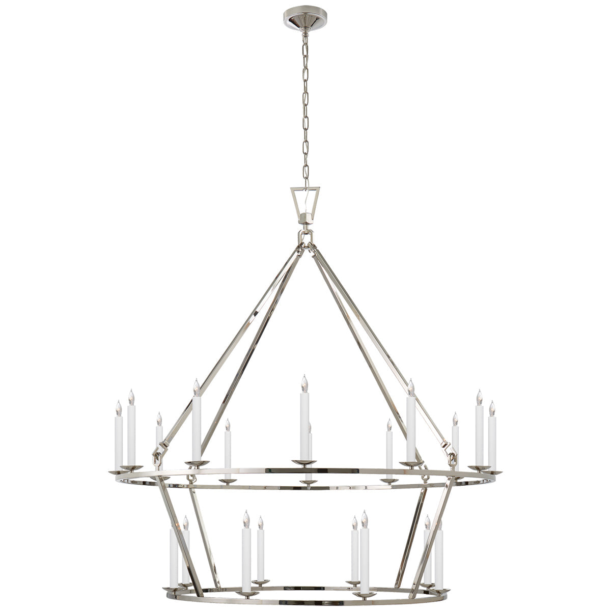 Visual Comfort Darlana Extra Large Two-Tier Chandelier