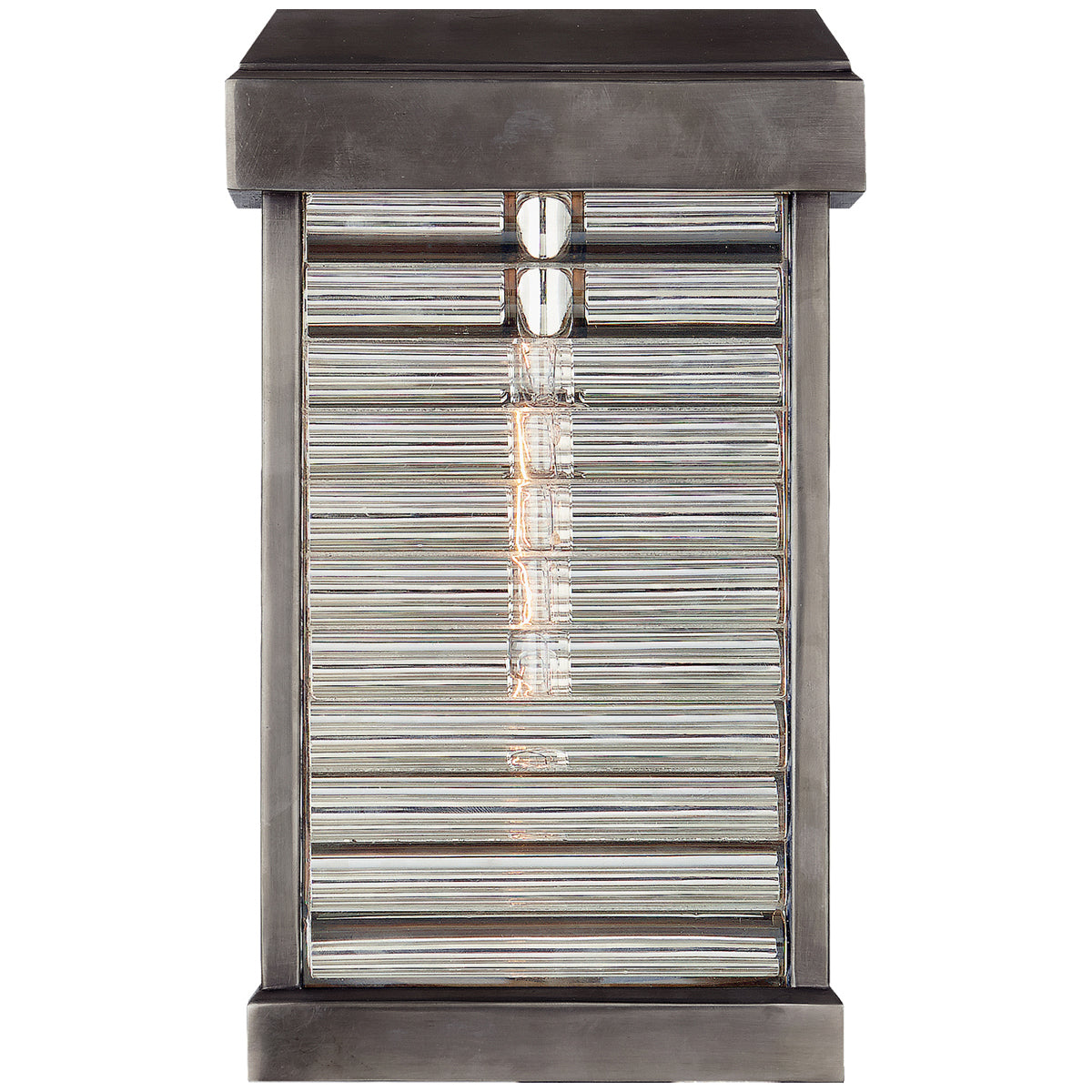 Visual Comfort Dunmore Small Curved Glass Louver Sconce