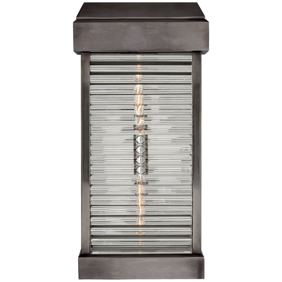 Visual Comfort Dunmore Large Curved Glass Louver Sconce
