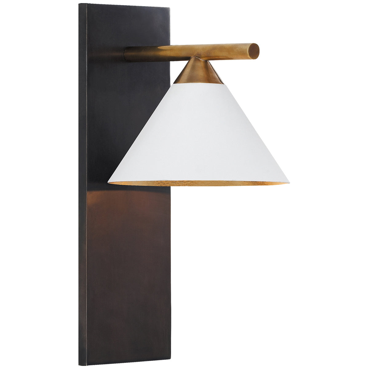 Visual Comfort Cleo Sconce with Black Shade
