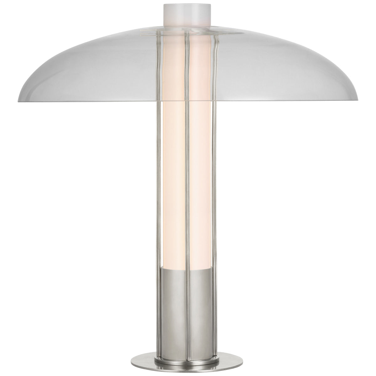 Visual Comfort Troye Medium Table Lamp with Clear Glass