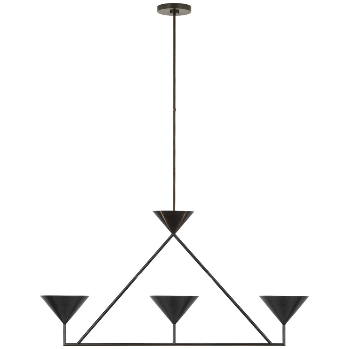 Visual Comfort Orsay Medium 3-Light Linear Chandelier
