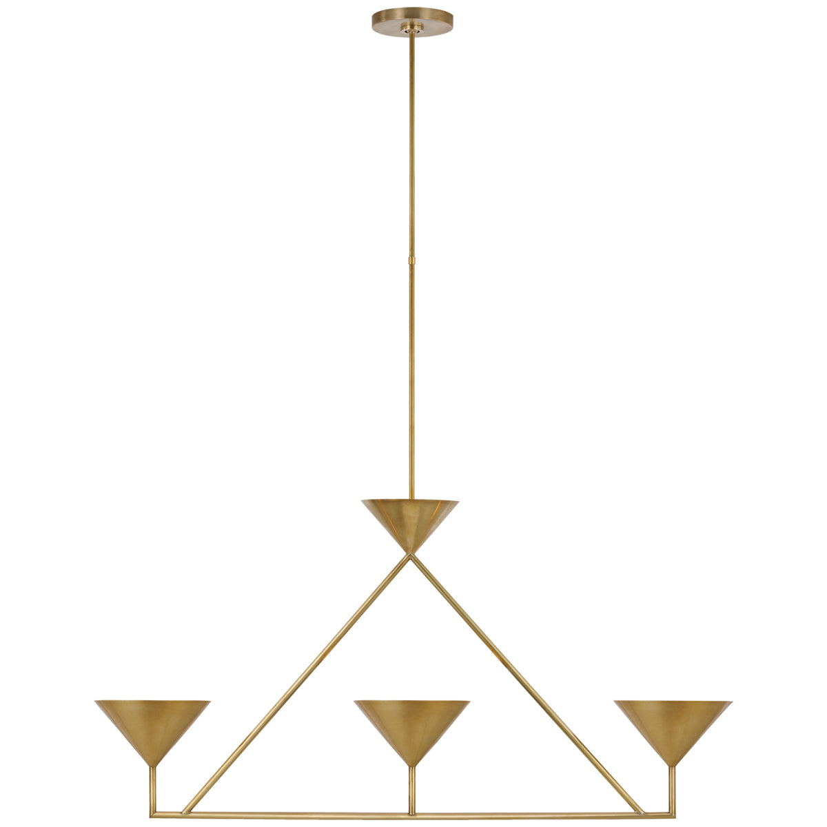 Visual Comfort Orsay Medium 3-Light Linear Chandelier