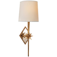 Visual Comfort Etoile Sconce with Natural Paper Shield